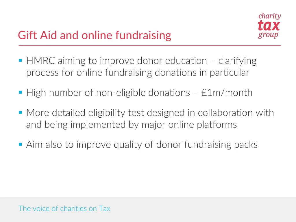 gift aid and online fundraising