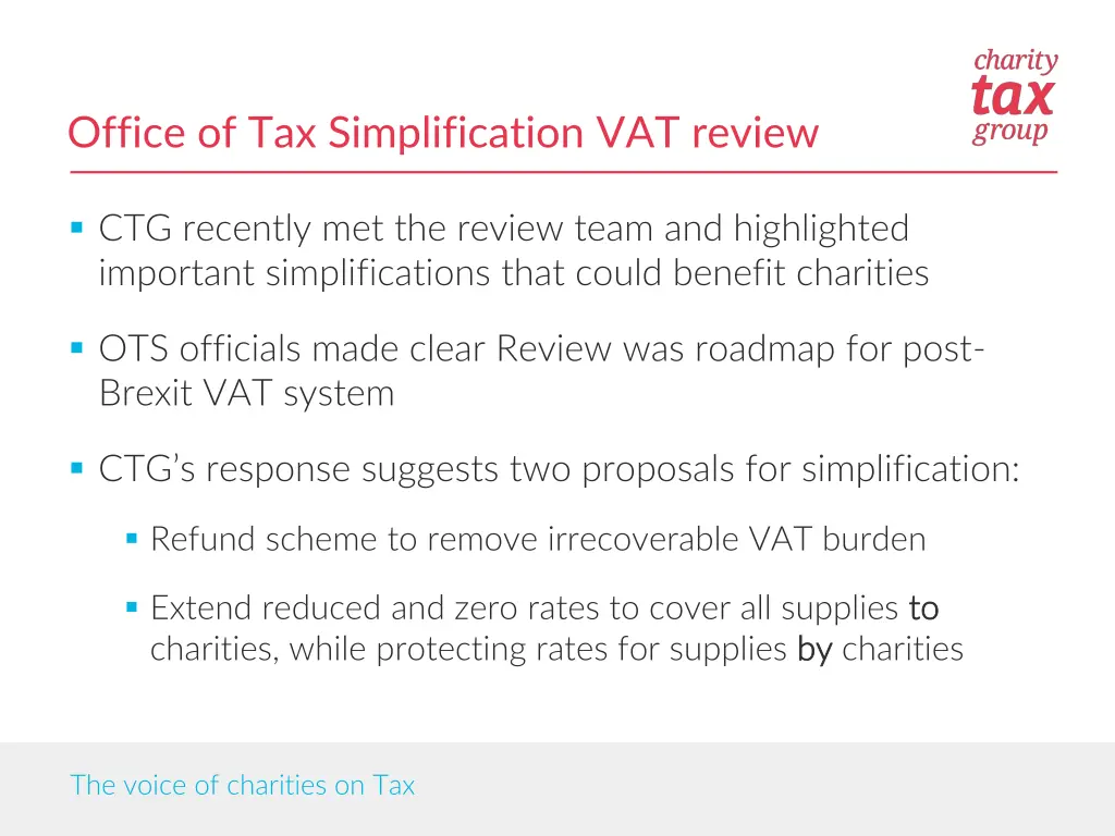 office of tax simplification vat review 1
