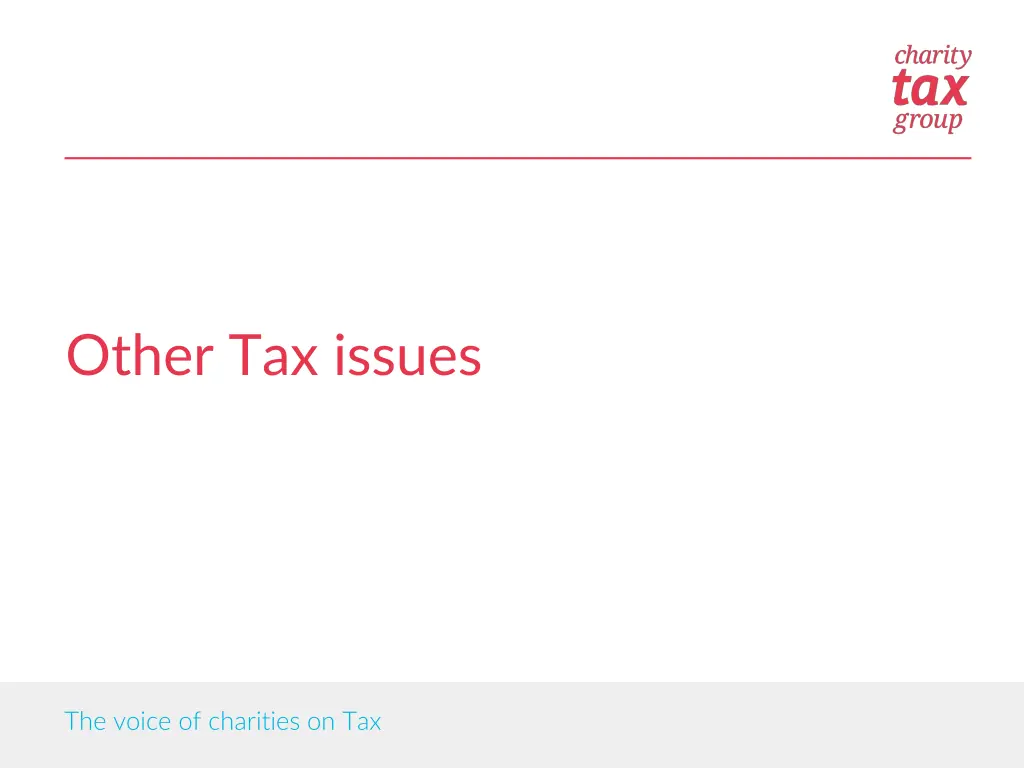 other tax issues