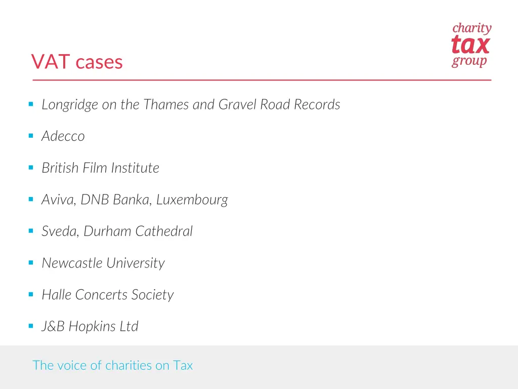 vat cases