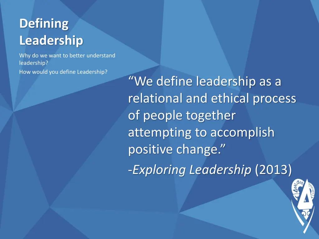 defining leadership