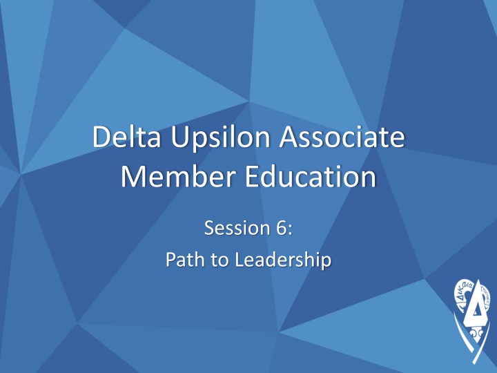delta upsilon associate member education