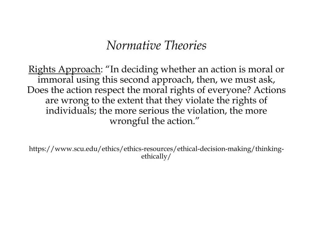 normative theories 1