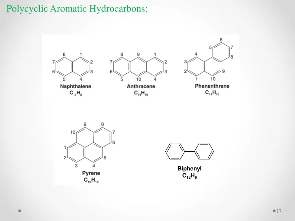 polycyclic aromatic hydrocarbons