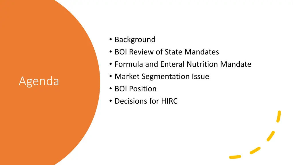 background boi review of state mandates formula