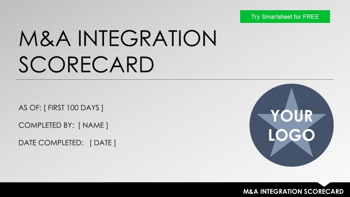 m a integration scorecard