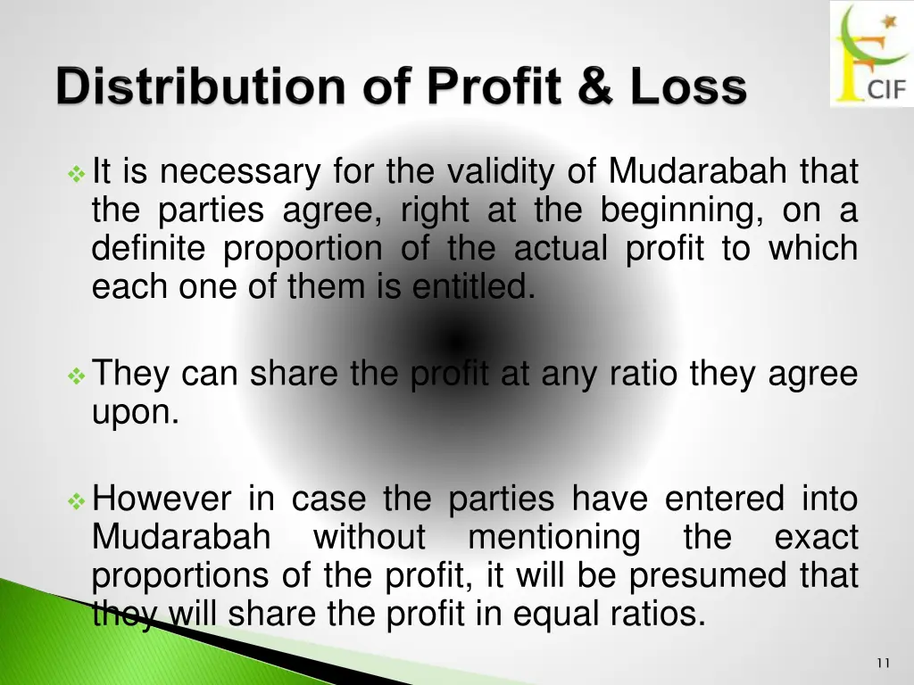 it is necessary for the validity of mudarabah