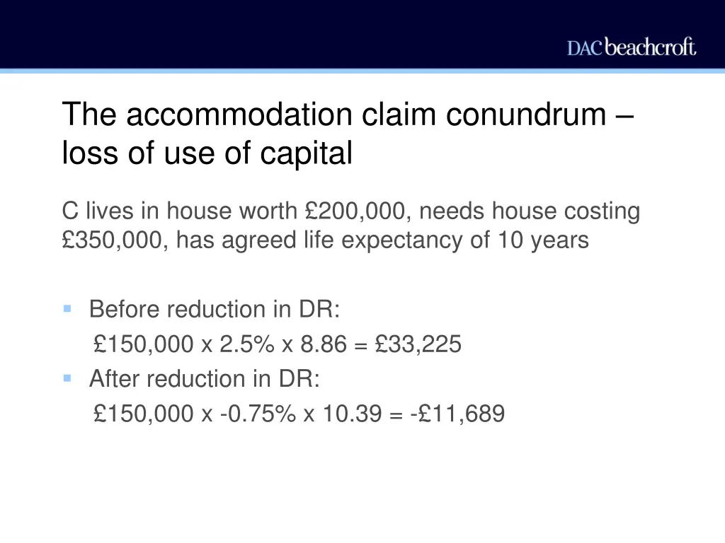 the accommodation claim conundrum loss