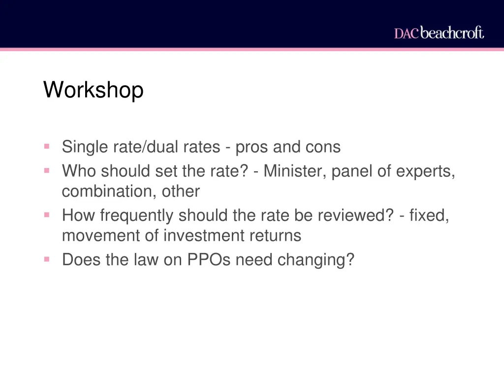 workshop