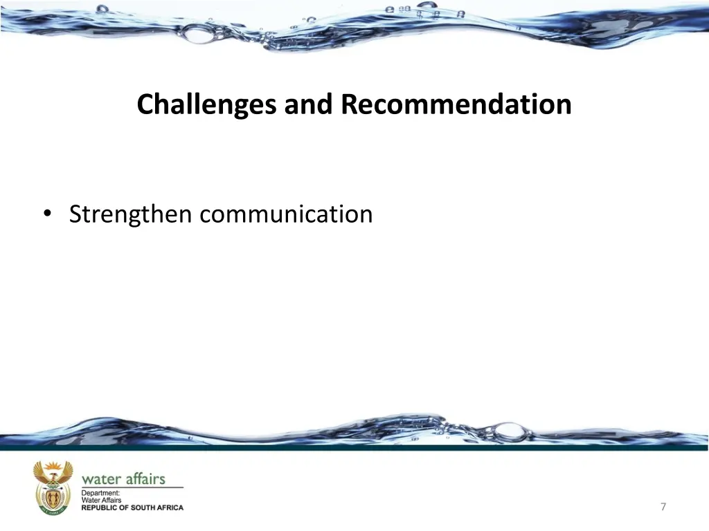 challenges and recommendation