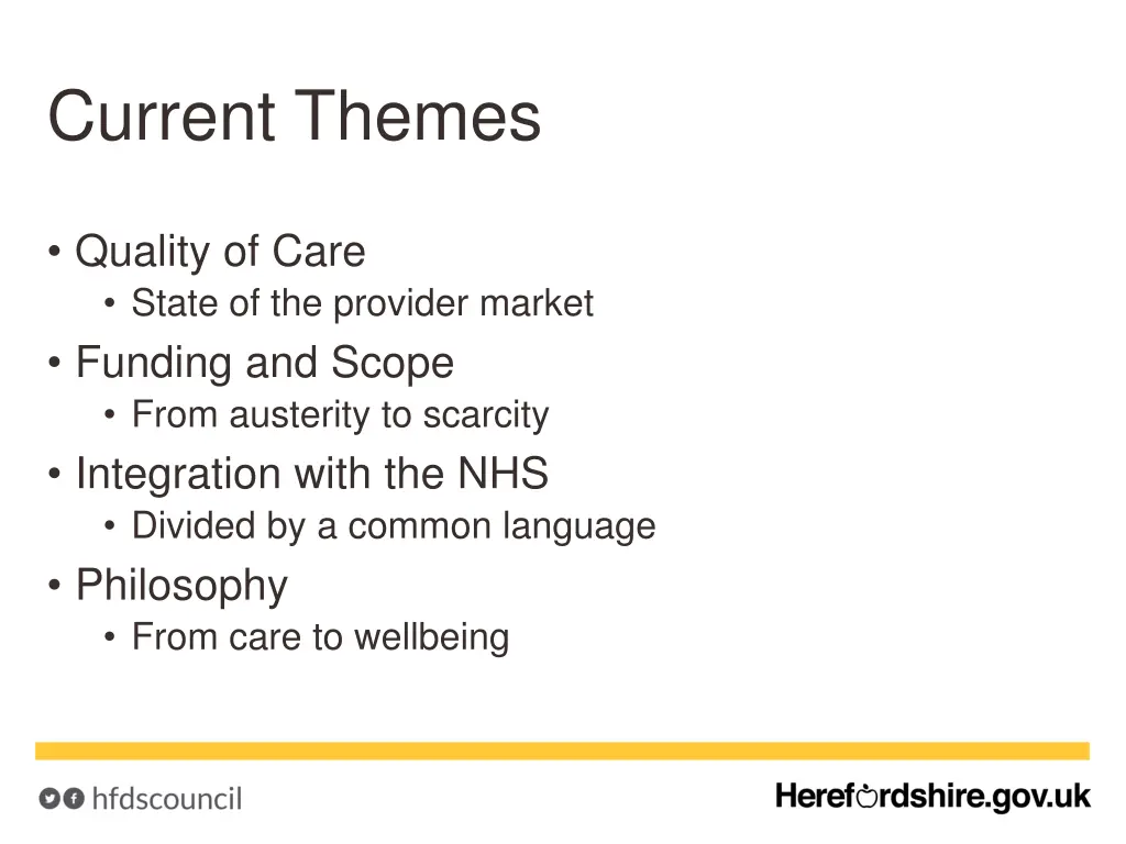 current themes