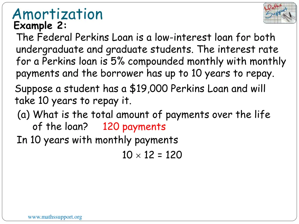 amortization example 2 1