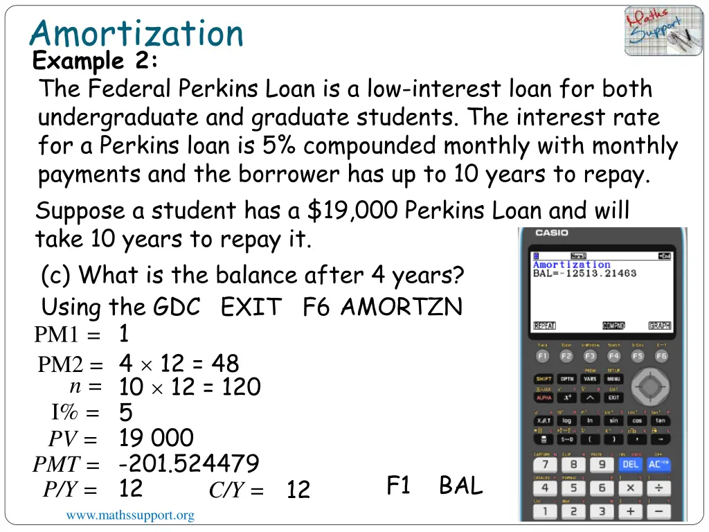 amortization example 2 10