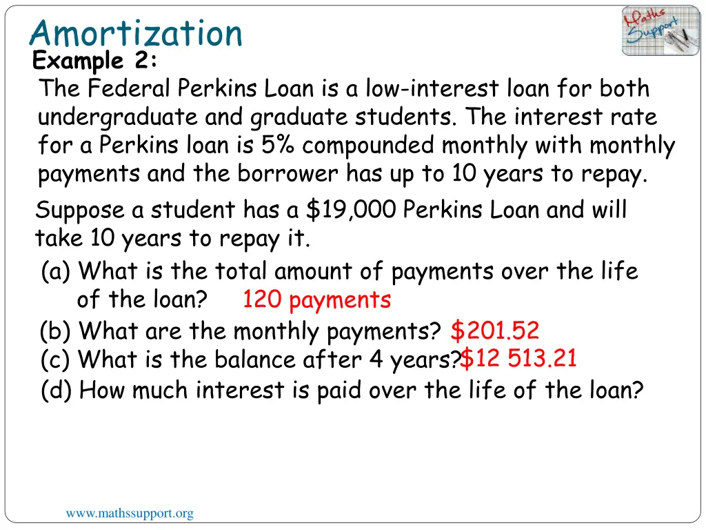 amortization example 2 11