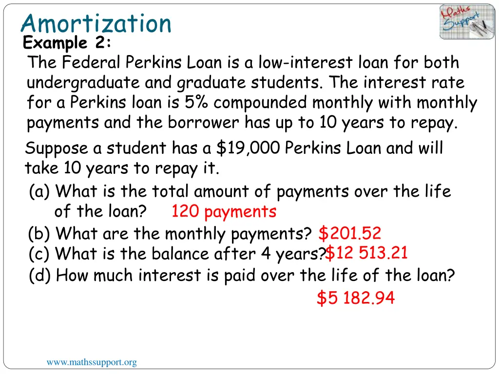 amortization example 2 14