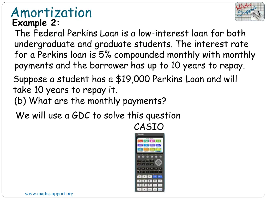 amortization example 2 2