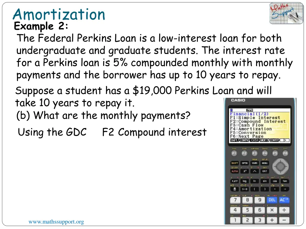 amortization example 2 3