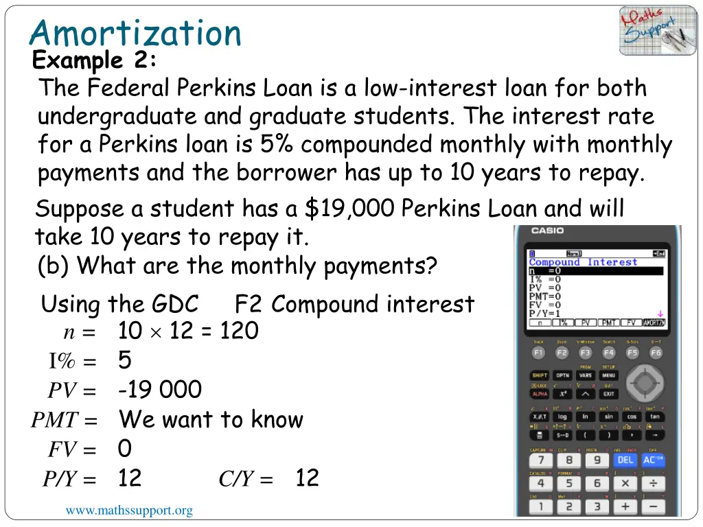 amortization example 2 4