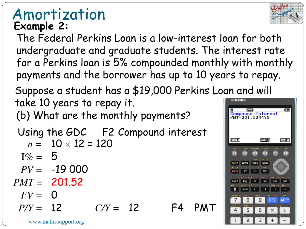 amortization example 2 6
