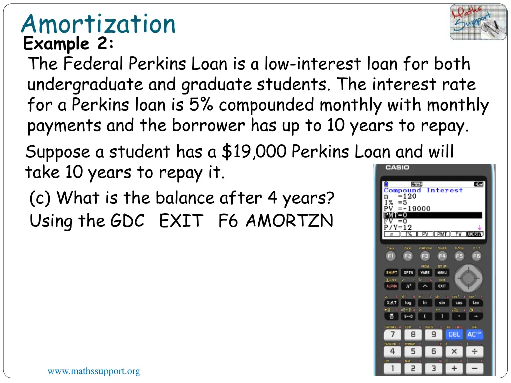 amortization example 2 8