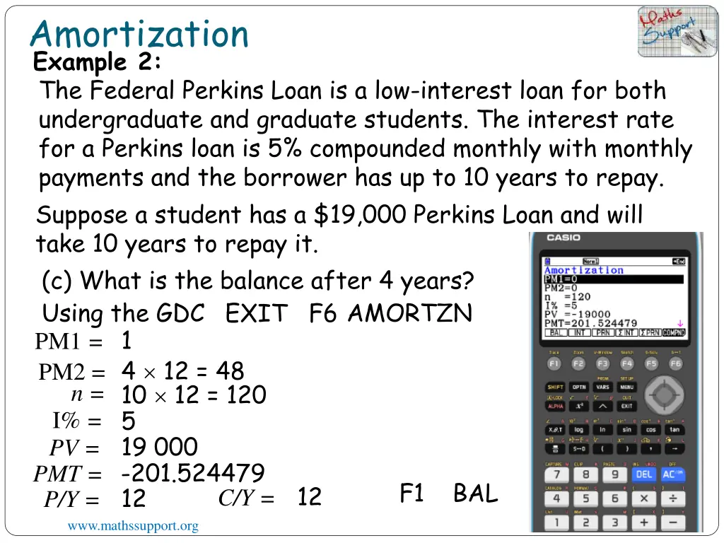 amortization example 2 9