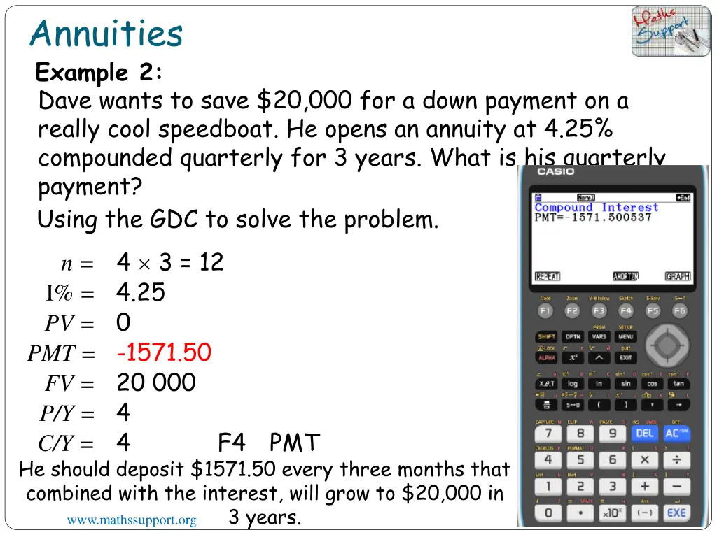 annuities example 2 dave wants to save 3