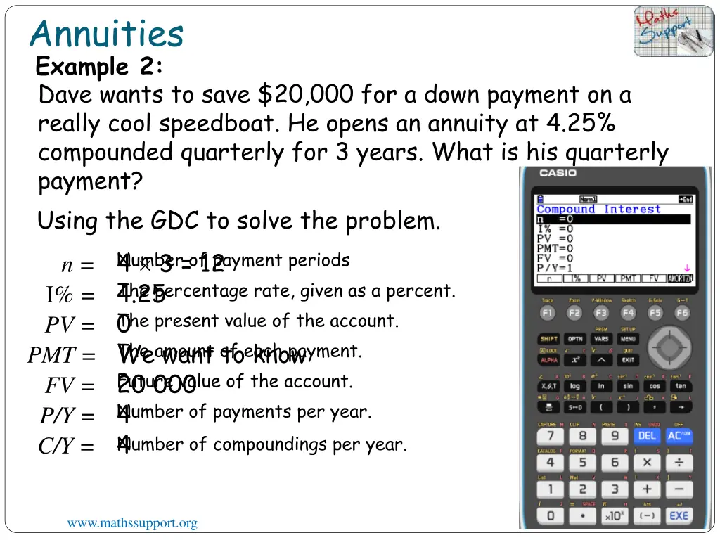 annuities example 2 dave wants to save
