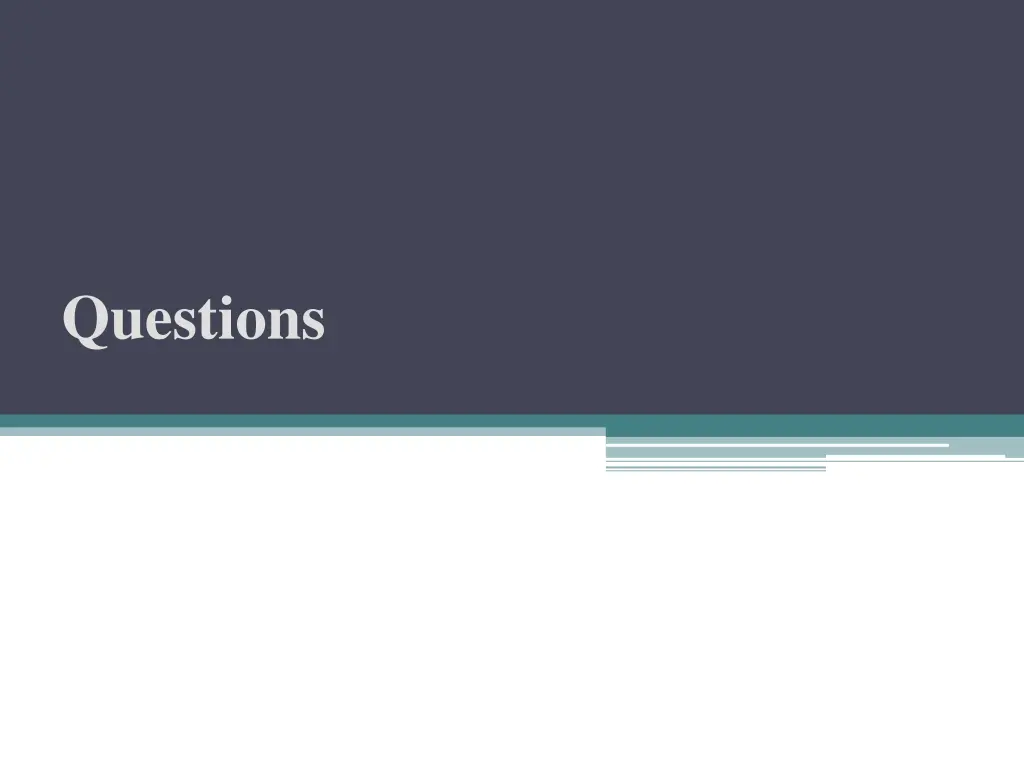 questions