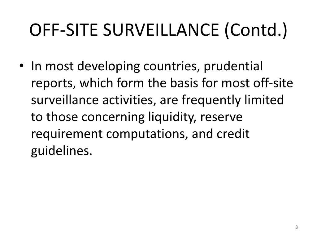 off site surveillance contd 3