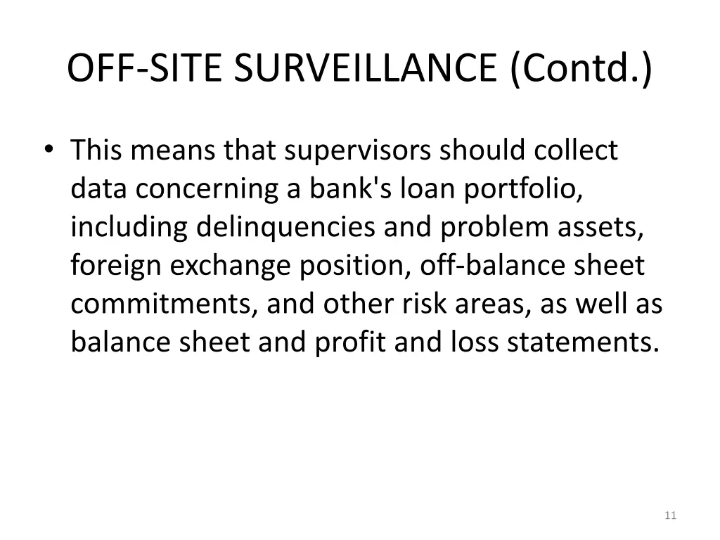 off site surveillance contd 6
