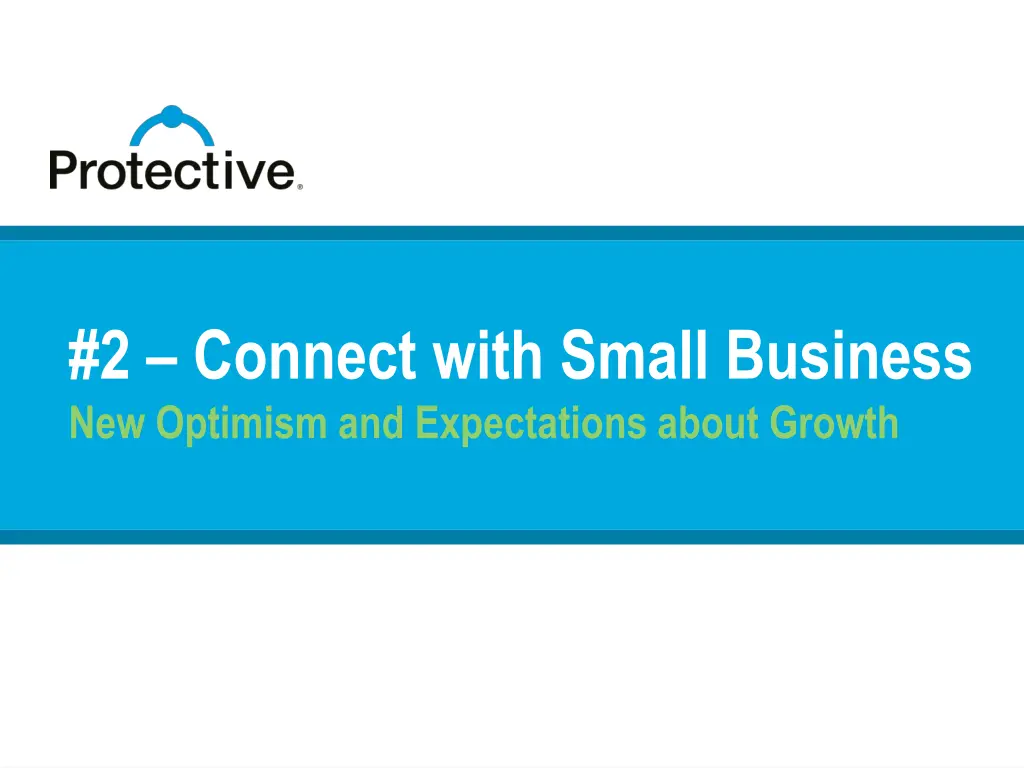 2 connect with small business new optimism