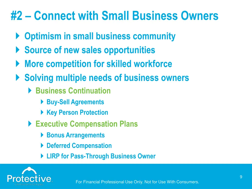 2 connect with small business owners