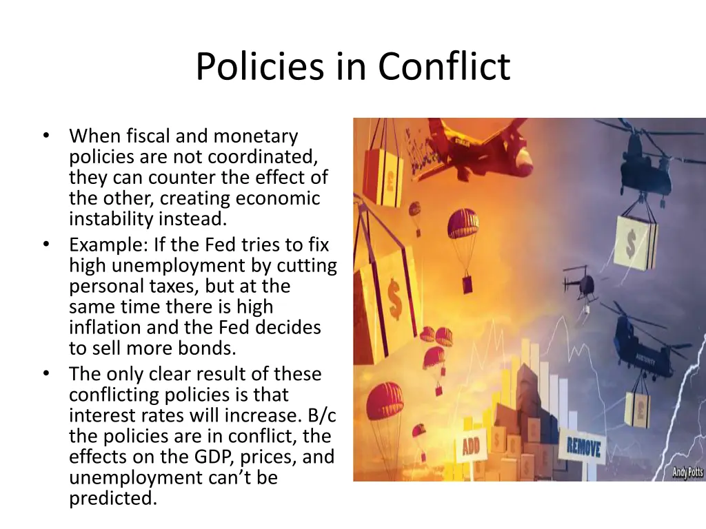 policies in conflict