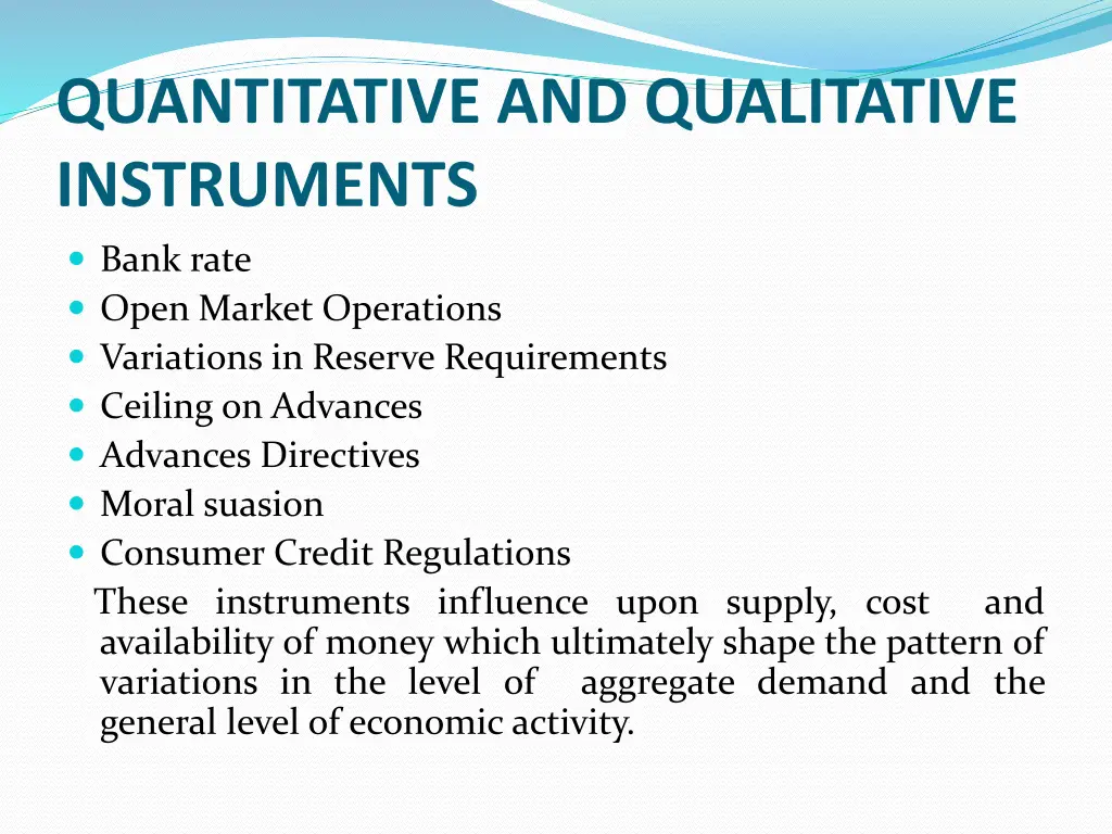 quantitative and qualitative instruments