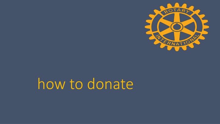 how to donate