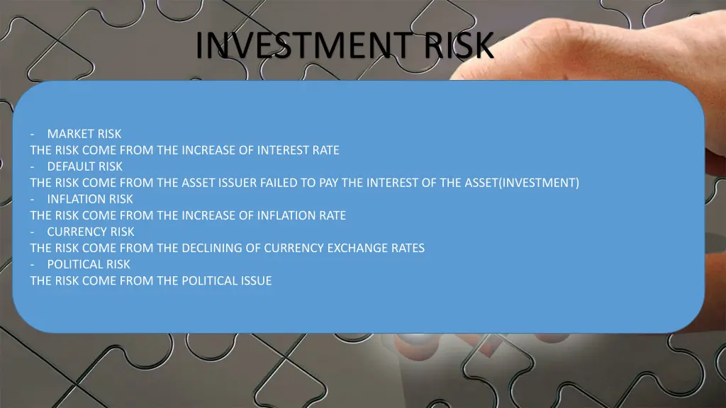 investment risk