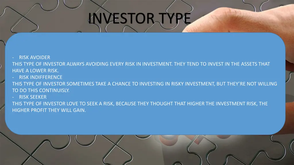 investor type