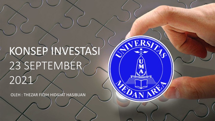 konsep investasi 23 september 2021