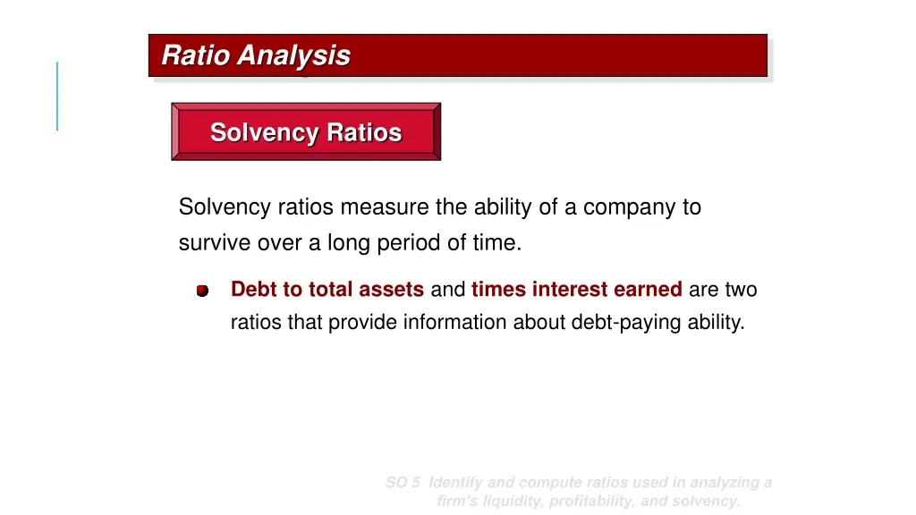 ratio analysis