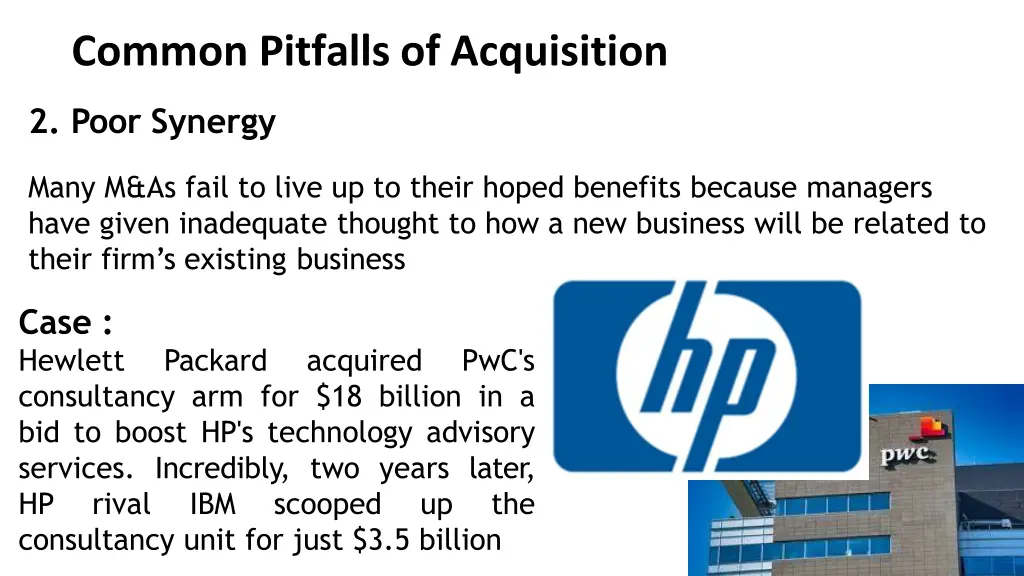 common pitfalls of acquisition 1