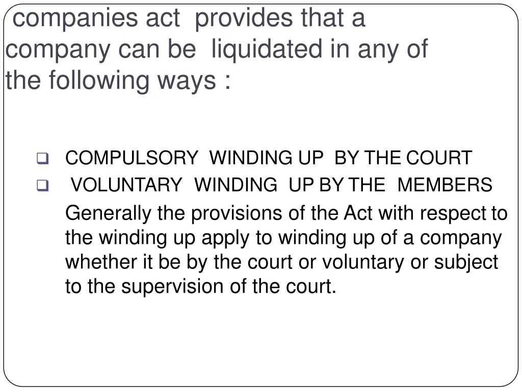 companies act provides that a company