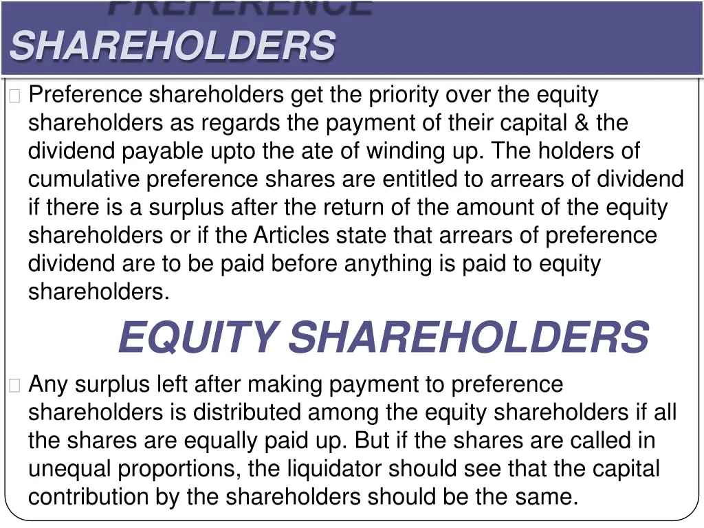 shareholders