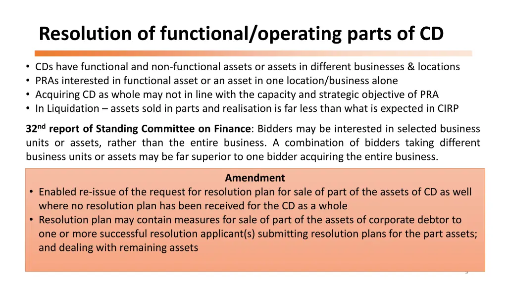 resolution of functional operating parts of cd