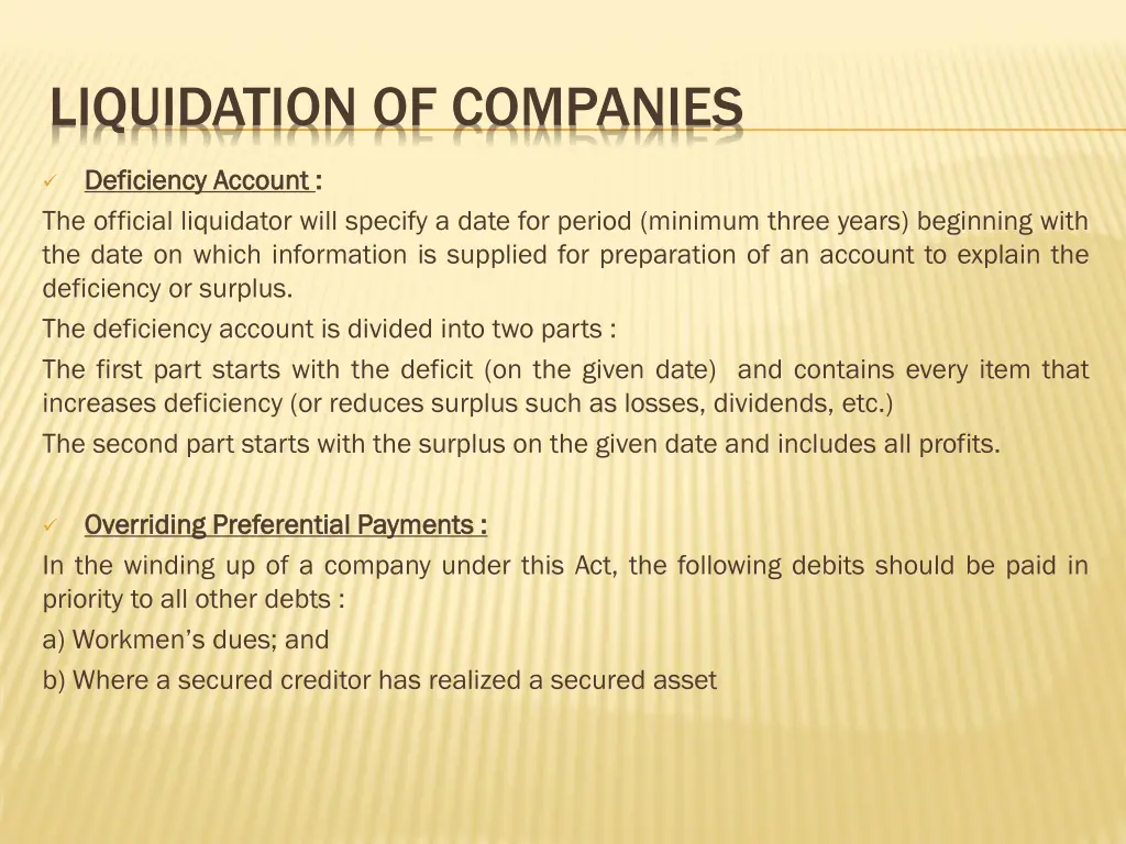 liquidation of companies 6