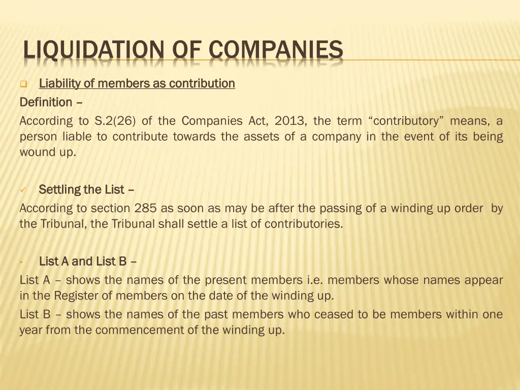 liquidation of companies 9