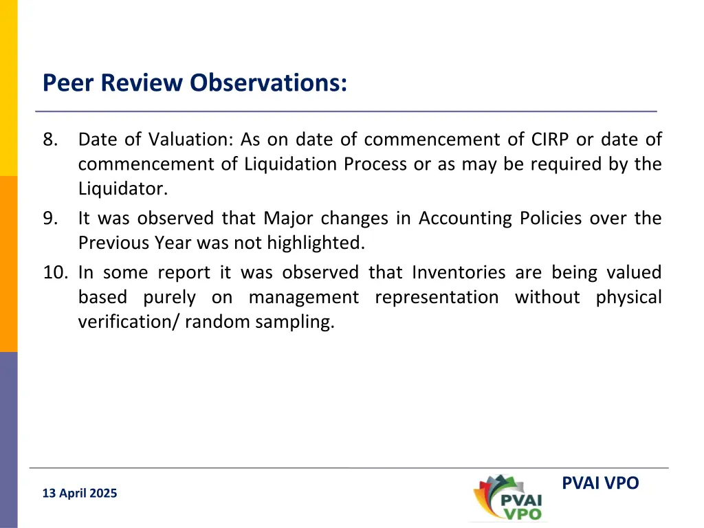 peer review observations 7