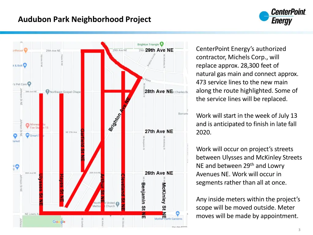 audubon park neighborhood project