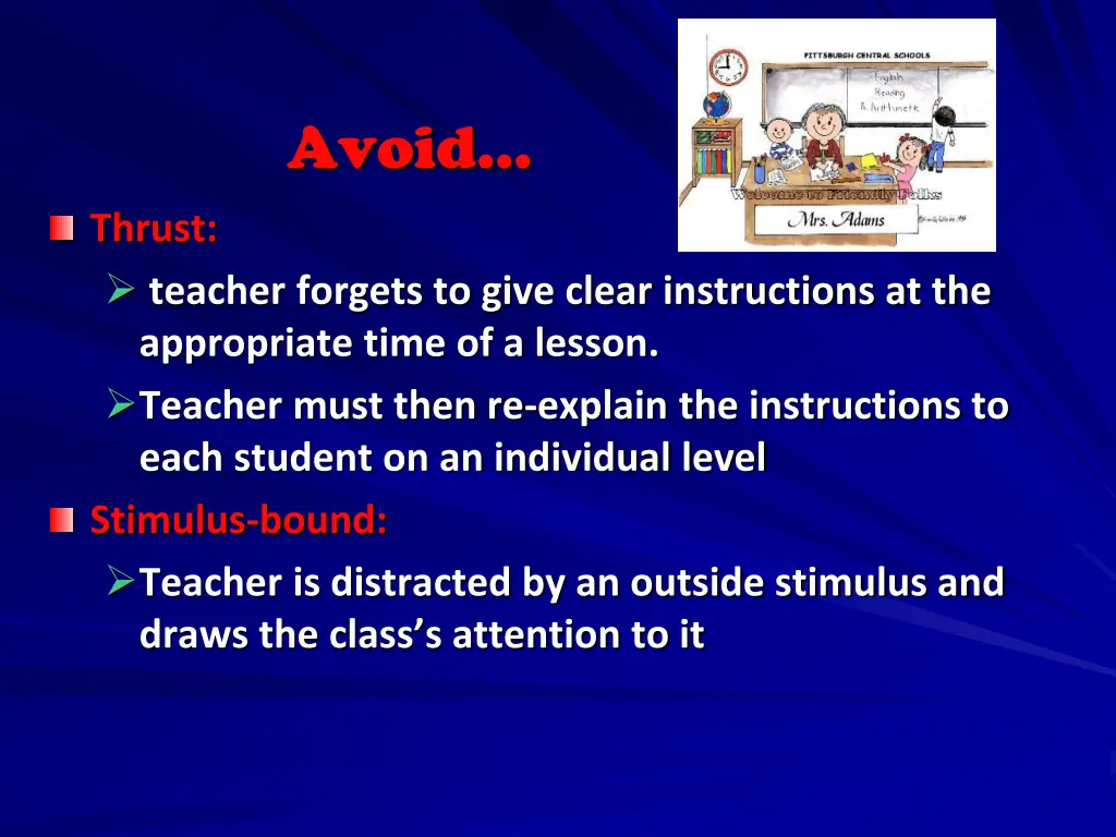 avoid