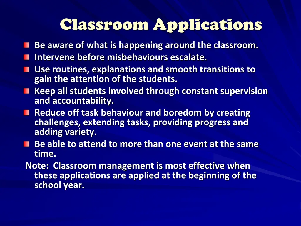 classroom applications