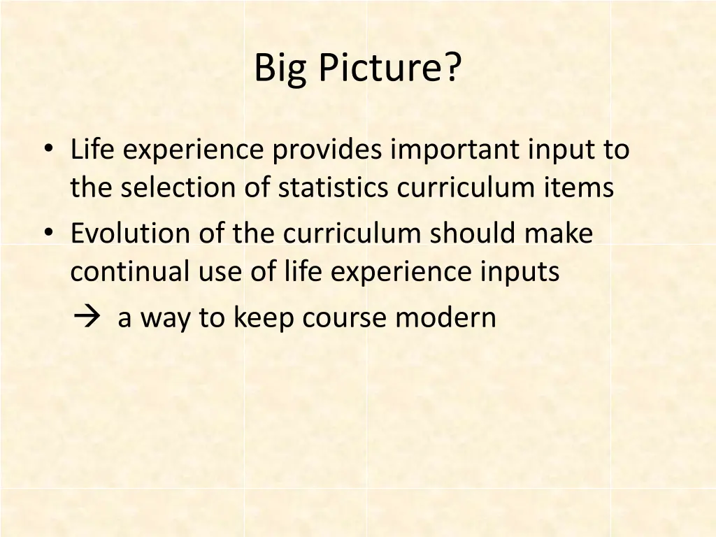 big picture